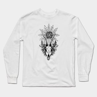 deer skull Long Sleeve T-Shirt